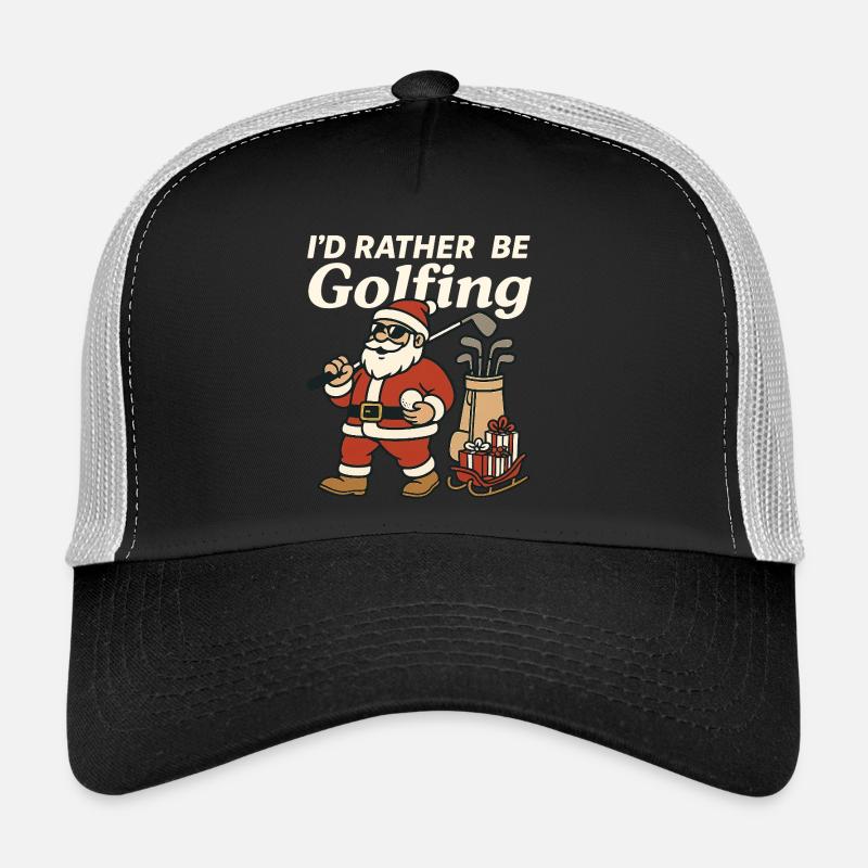 Lustiges Golf Shirt Weihnachtsgeschenk Golfer Trucker Cap