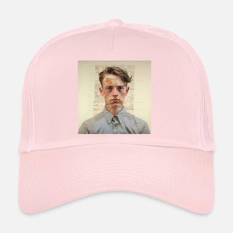 Patchwork Portrait Collage Trucker Cap