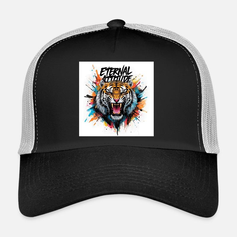 Tigre de l’attitude éternelle Casquette trucker 