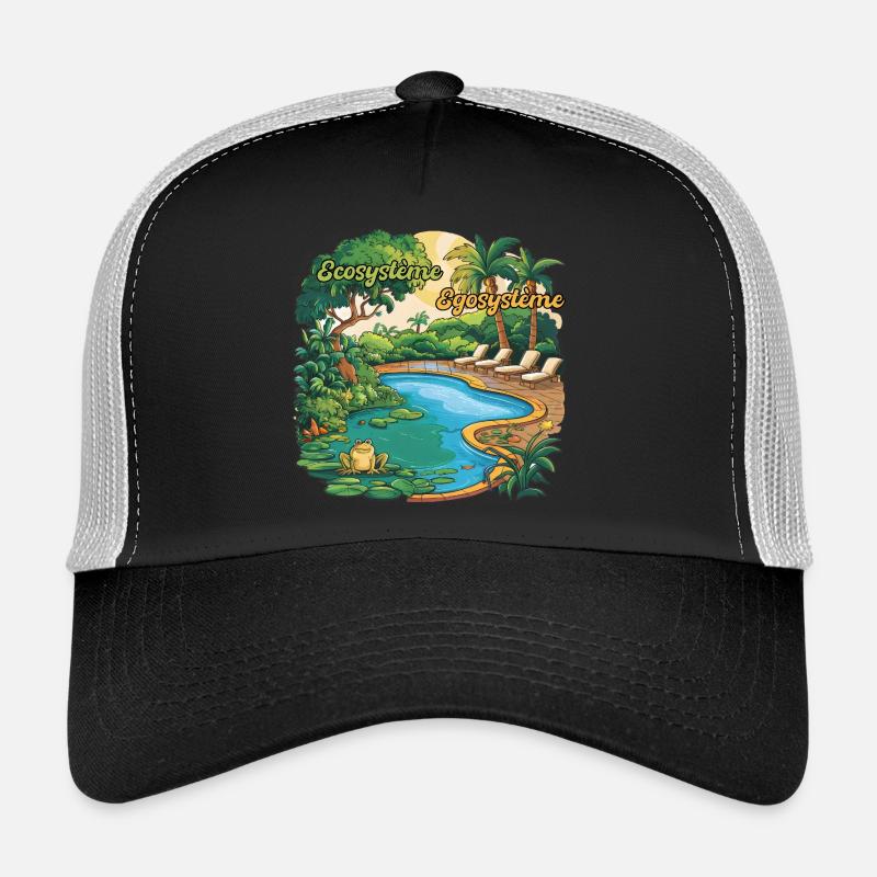 Ecosystem Egosystem Committed to the Planet Trucker Cap