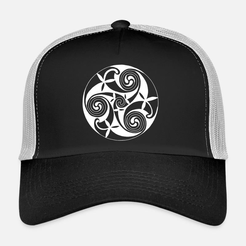 Symbole celte de la nature Casquette trucker 
