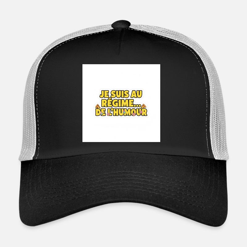 I'm on a humorous diet - Trucker Cap - black/stone grey