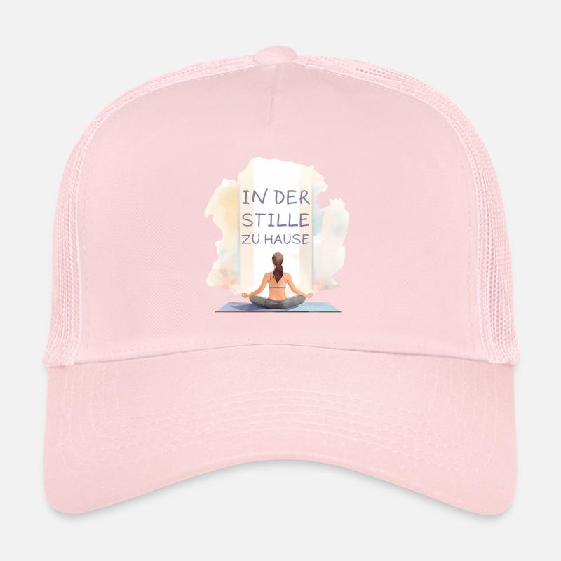 En silence à la maison Yoga Design Casquette trucker 
