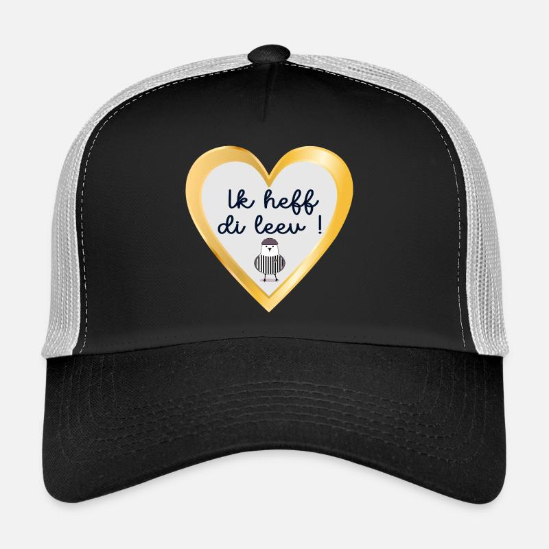 Bas allemand je t’aime Casquette trucker 