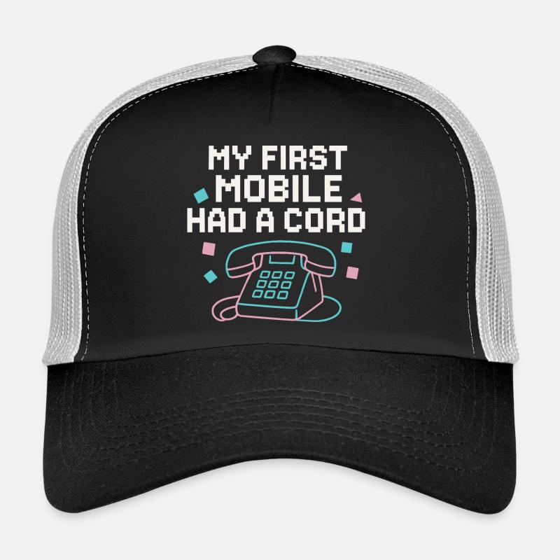 Mon premier téléphone avait un câble Casquette trucker 