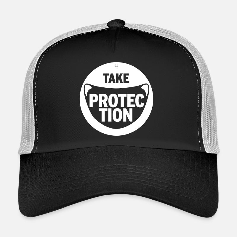 TAKE PROTECTION - Trucker Cap - black/stone grey