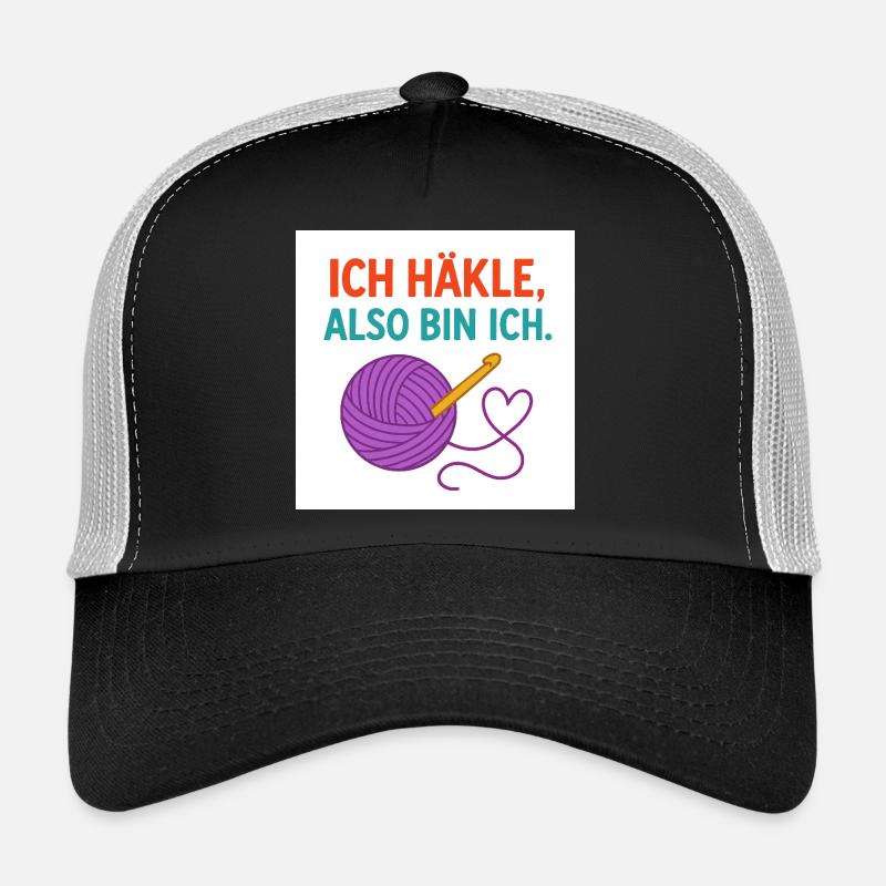 Je crochete, donc je suis Casquette trucker 