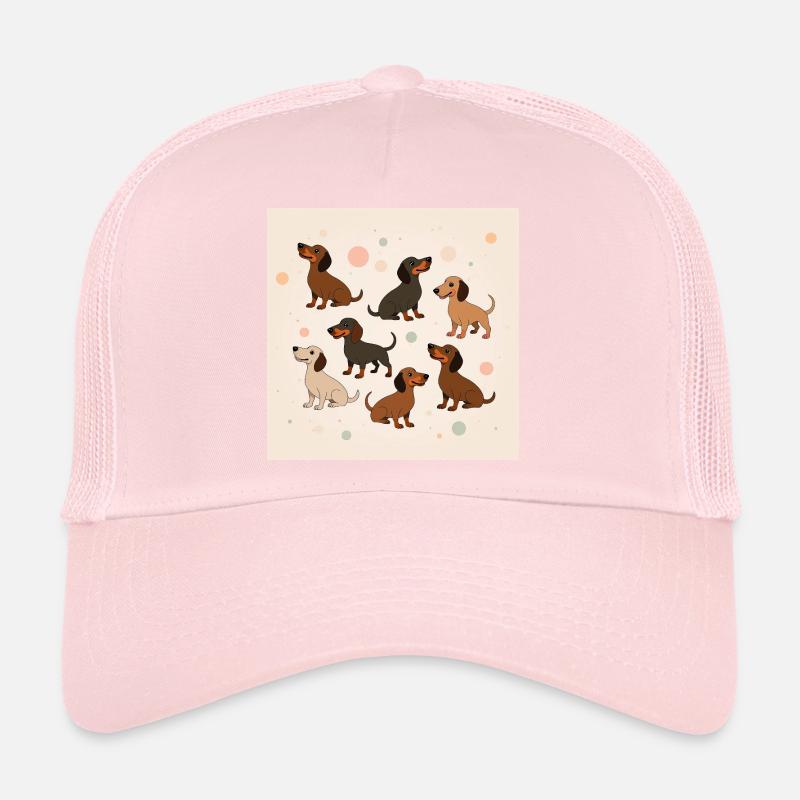 Paradis des teckels Casquette trucker 