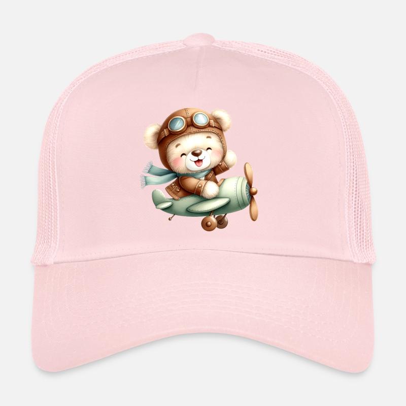 Aviator Teddy Trucker Cap