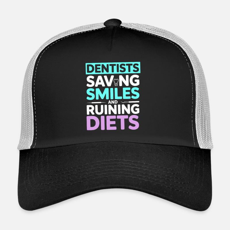 Conception de la santé bucco-dentaire du cabinet dentaire Casquette trucker 