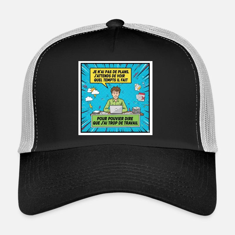 Procrastination et surcharge de travail BD Casquette trucker 