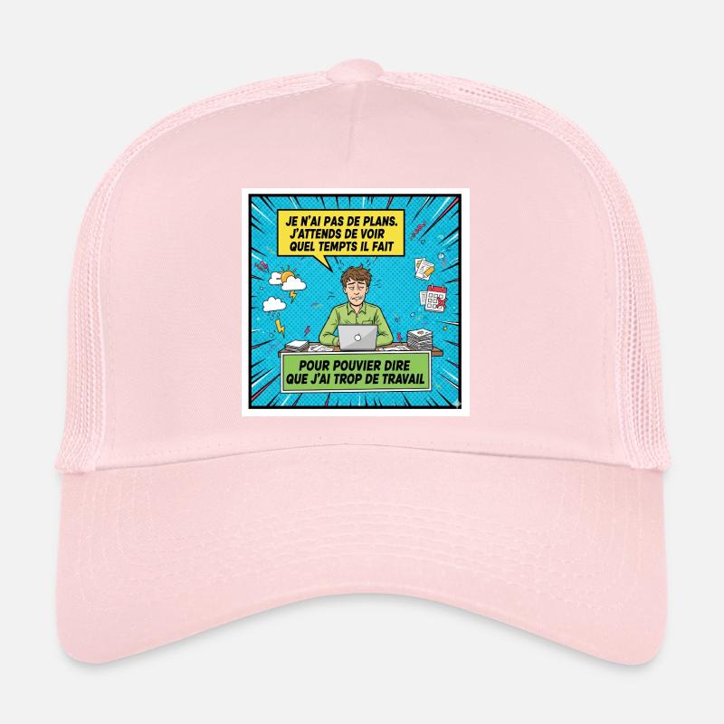 Procrastination and overwork BD Trucker Cap