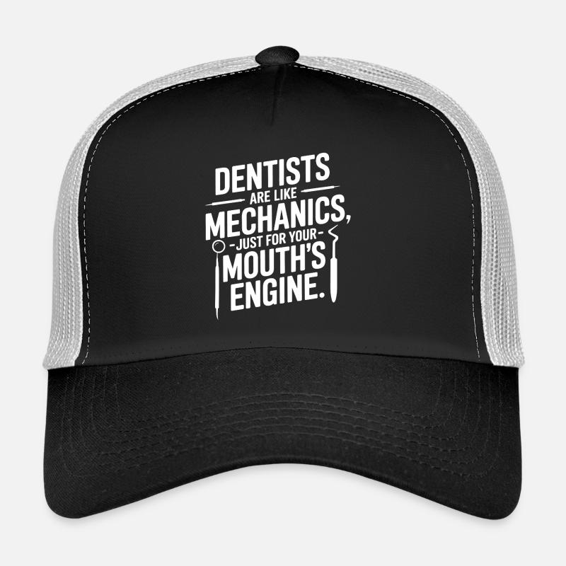 Conception de la santé bucco-dentaire du cabinet dentaire Casquette trucker 