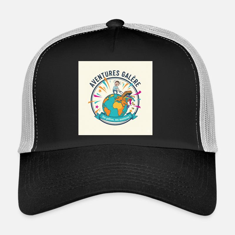 Aventures Galère Monde en Action Casquette trucker 