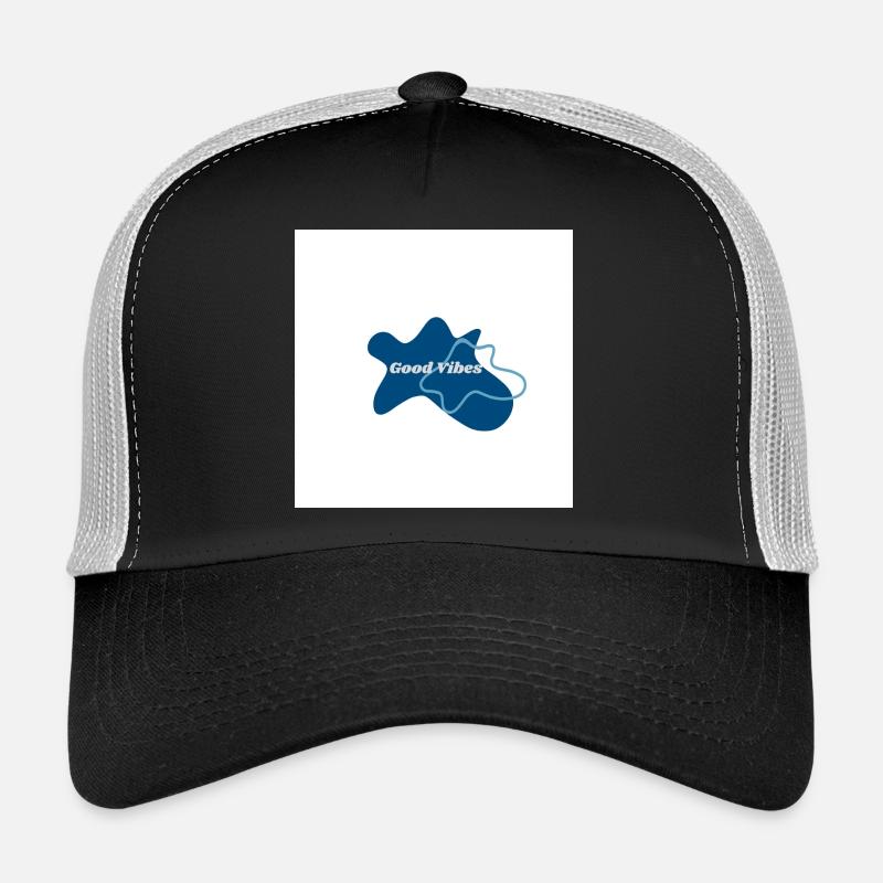 Gute Vibes Blau Logo Trucker Cap