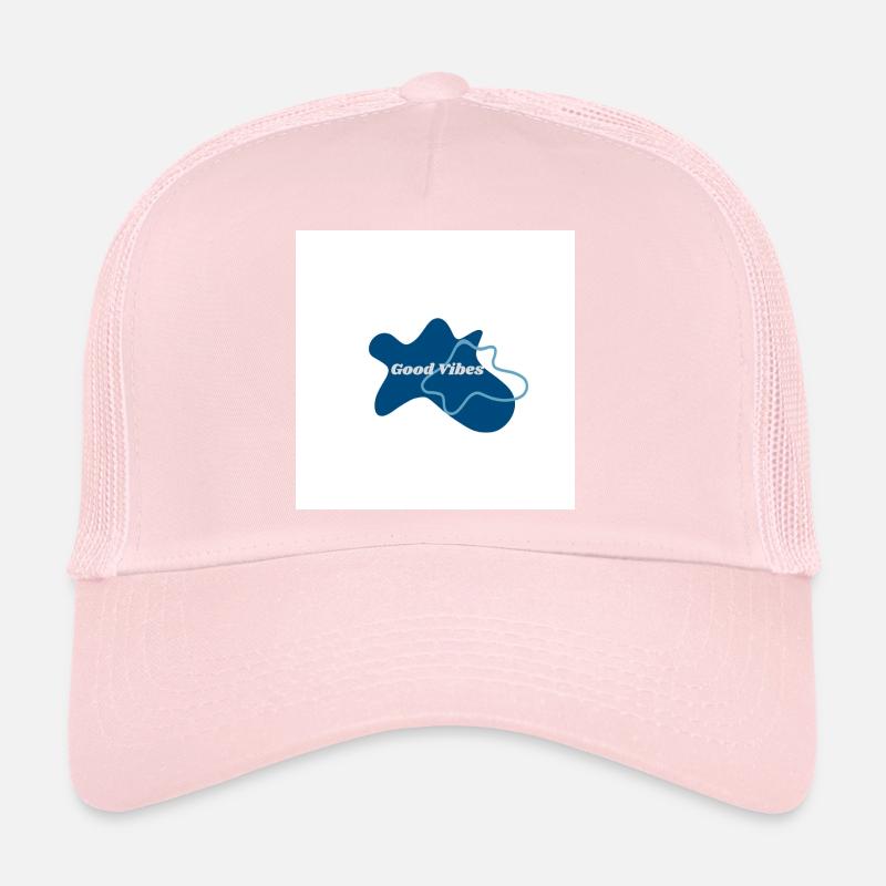 Gute Vibes Blau Logo Casquette trucker 