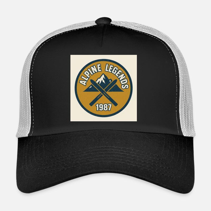 Alpine Legends 1987 Emblem Trucker Cap
