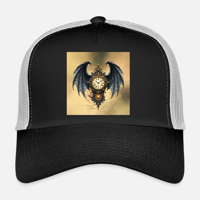 Montre Steampunk Gothique Ailée Casquette trucker 