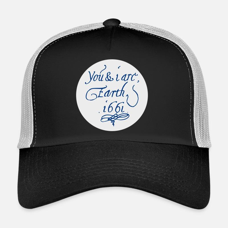 You & I are Earth 1661 - Trucker Cap - black/stone grey
