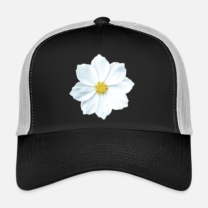 flower - Trucker Cap - black/stone grey