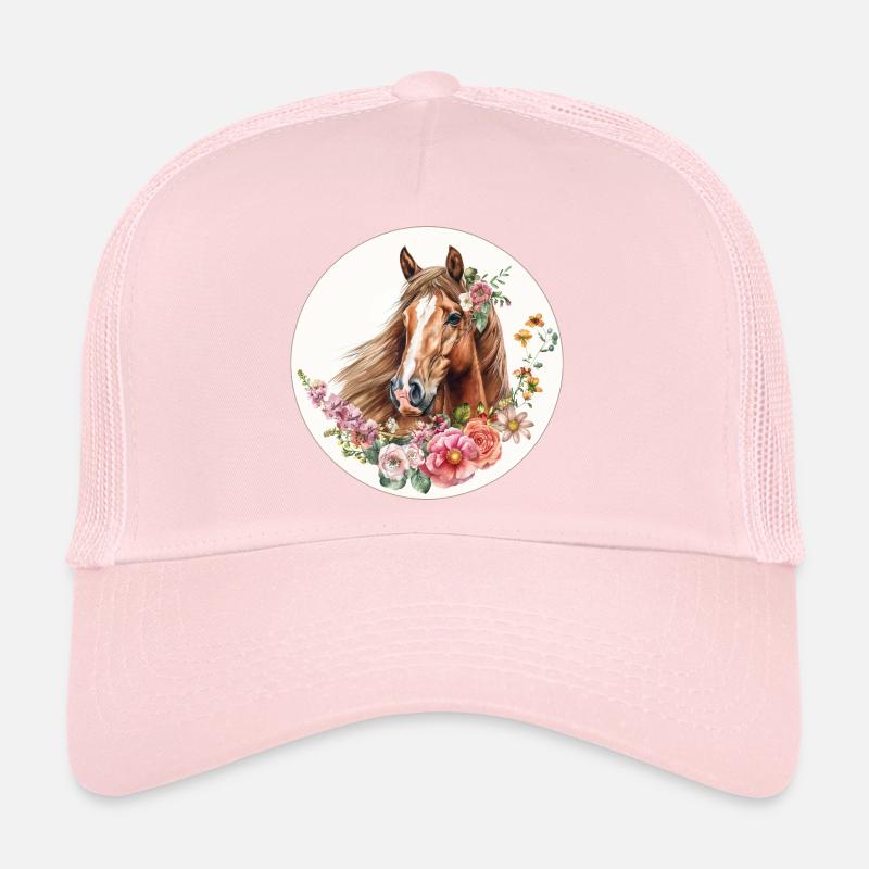 Fleurs de cheval Casquette trucker 