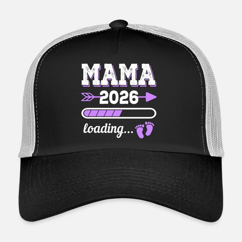 Mama 2026 Loading Schwangerschaft Geschenkidee Trucker Cap