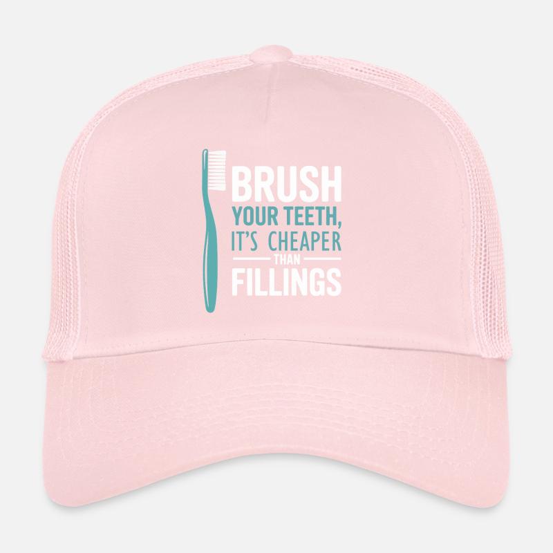 Mechanical Smile Dental Engineer Art  Trucker Cap
