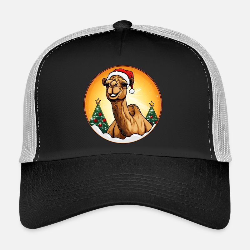 Kamele Weihnachten / Weihnachtsmann Kamel Trucker Cap