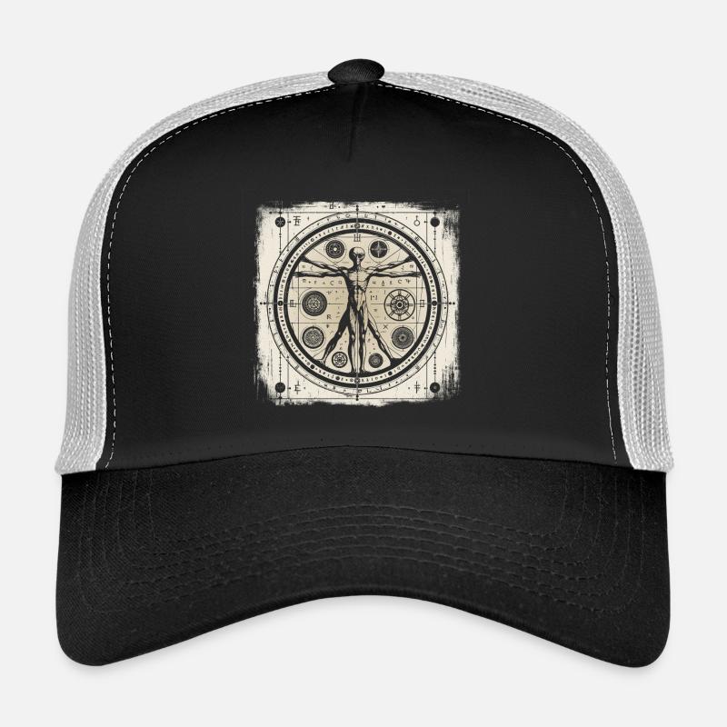 OVNI Ancient Alien Geometry Human Design Chemise Casquette trucker 