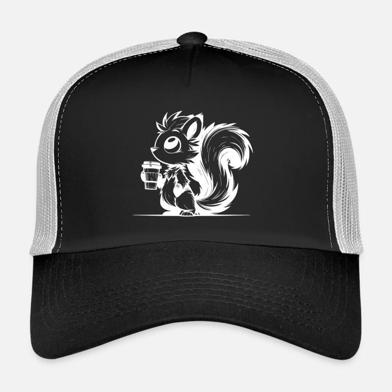 Squirrel in a caffeine rush - I'm already awake Trucker Cap