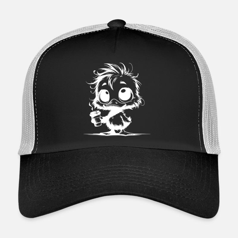 Duck in Survival Mode Caffeine Coma Mug Trucker Cap