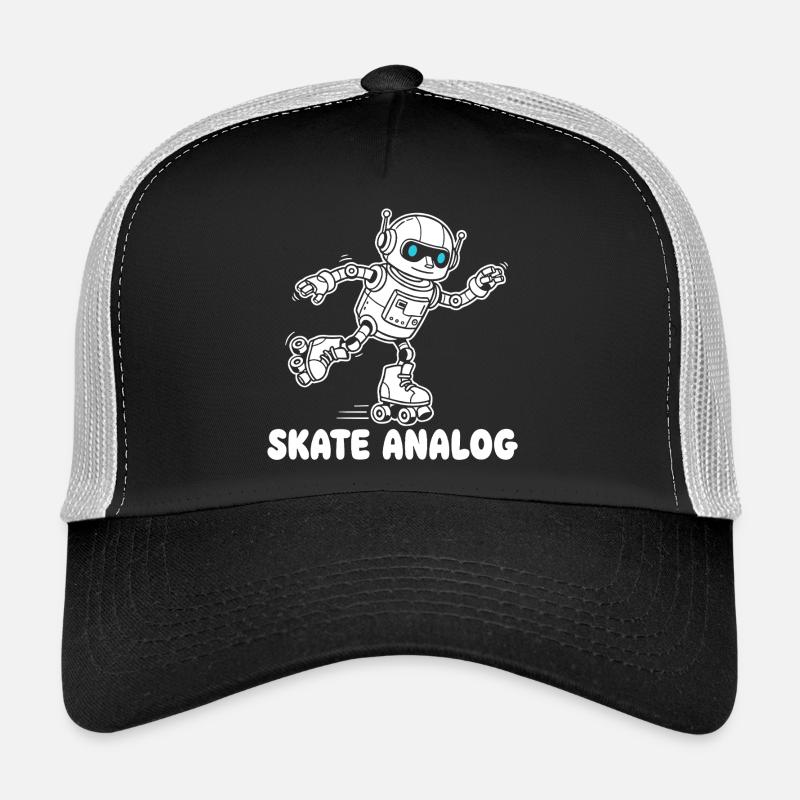 Robot Skate Analogique Casquette trucker 