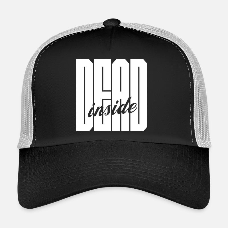 Logo gras Dead Inside Casquette trucker 