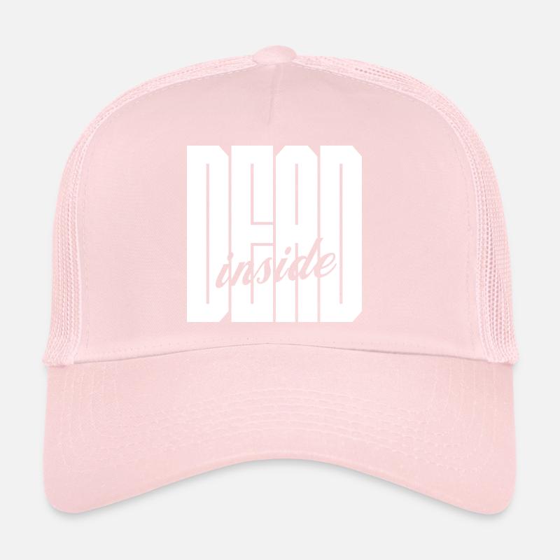 Logo gras Dead Inside Casquette trucker 