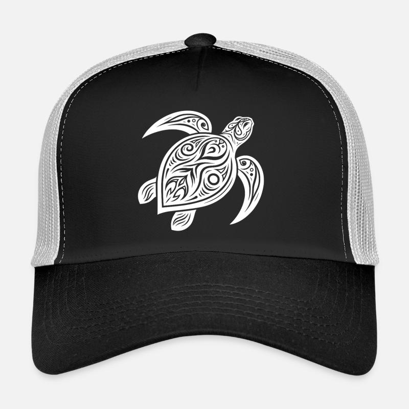 Turtle Tattoo Style – Mystical Design Trucker Cap