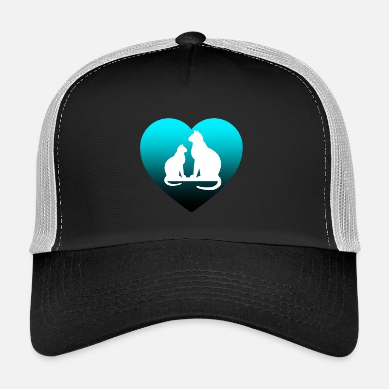 feline - Trucker Cap - black/stone grey