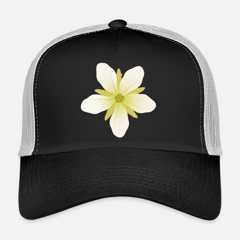 Fleurs délicates de Vénus attrape-mouches en pastel Casquette trucker 