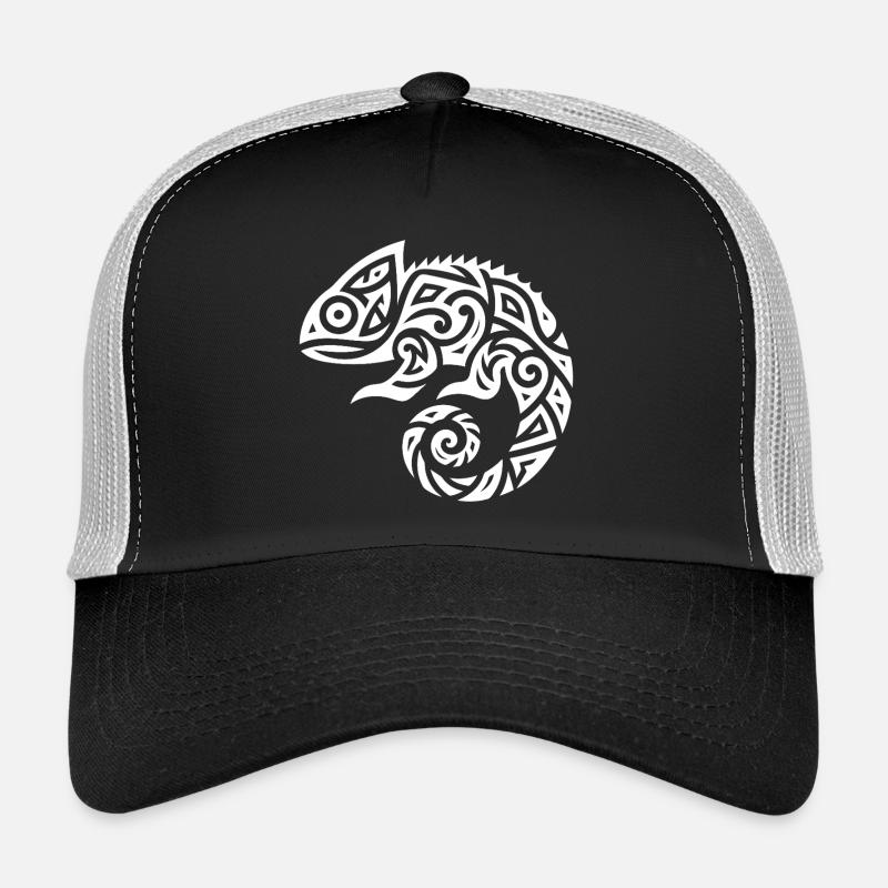 Chameleon Tattoo Disguise Trucker Cap