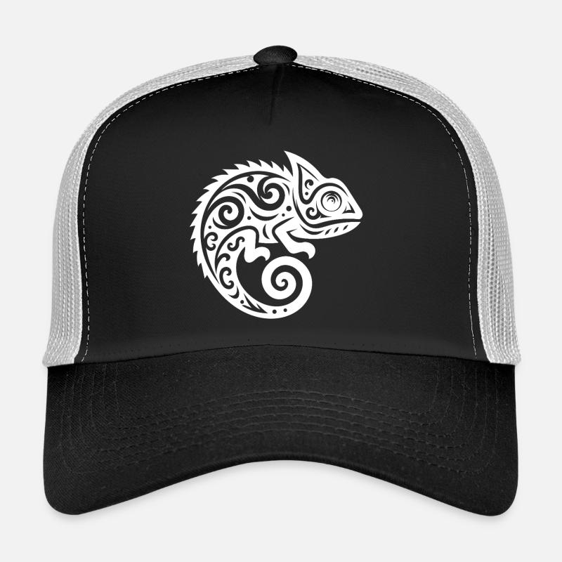 Déguisement de tatouage caméléon mignon Casquette trucker 