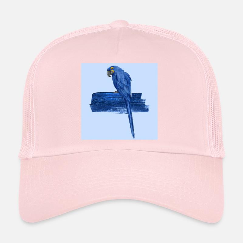 Perroquet bleu Casquette trucker 
