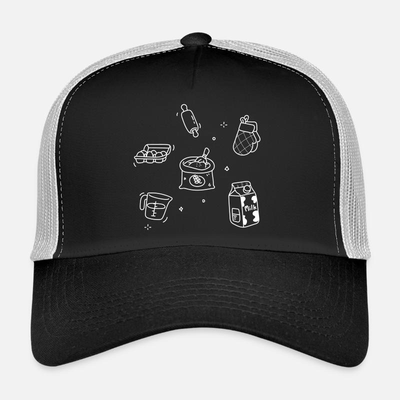 Kitchen Doodles White Lines Trucker Cap
