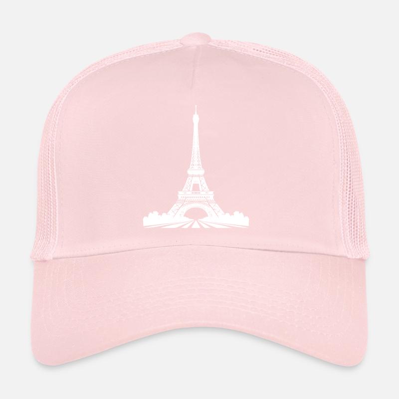 Eiffelturm - Die Seele von Paris – Stahl Schatten Trucker Cap