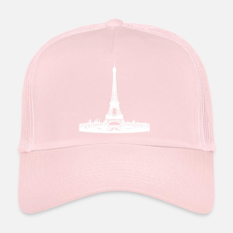 Französischer Blickfang Eiffelturm typisch Paris Trucker Cap