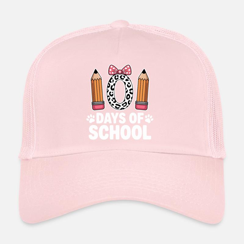 Léopard Pencil Retour à l’école Casquette trucker 