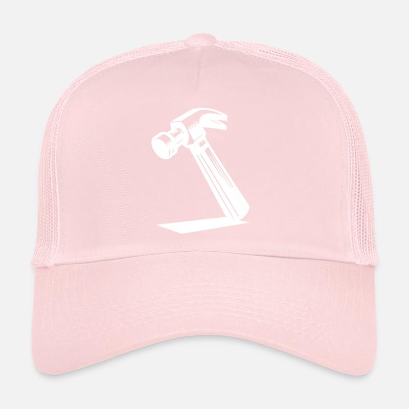Motif de marteau pour charpentier et constructeur Casquette trucker 