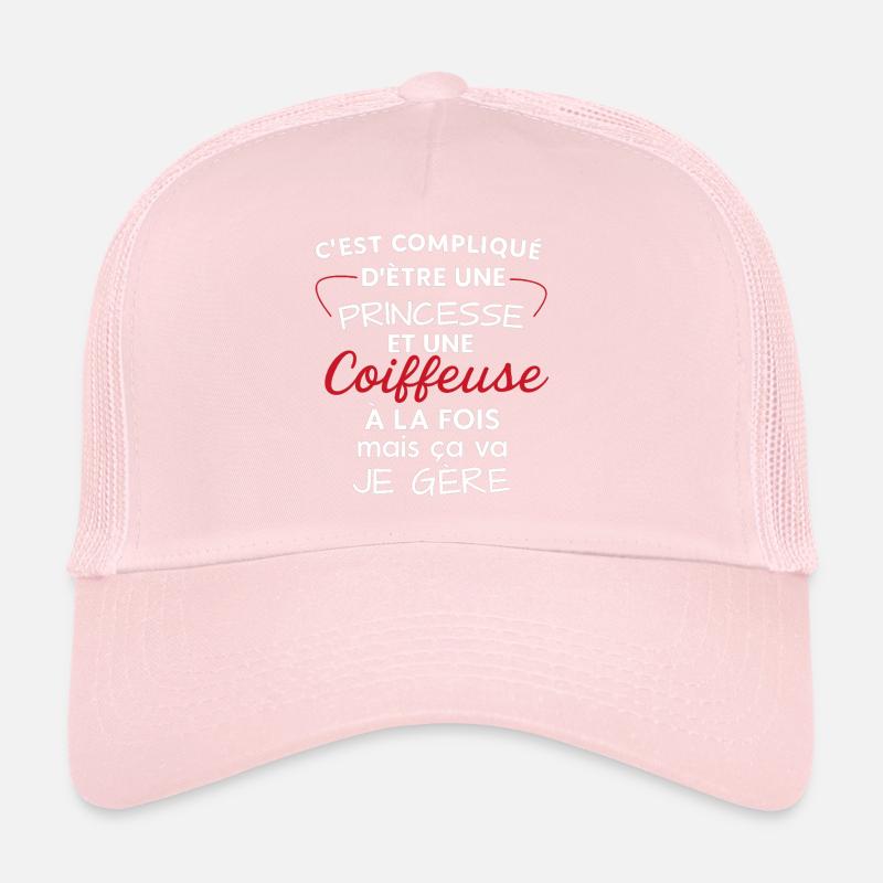 Princesse Coiffeuse Je Gere Casquette trucker 