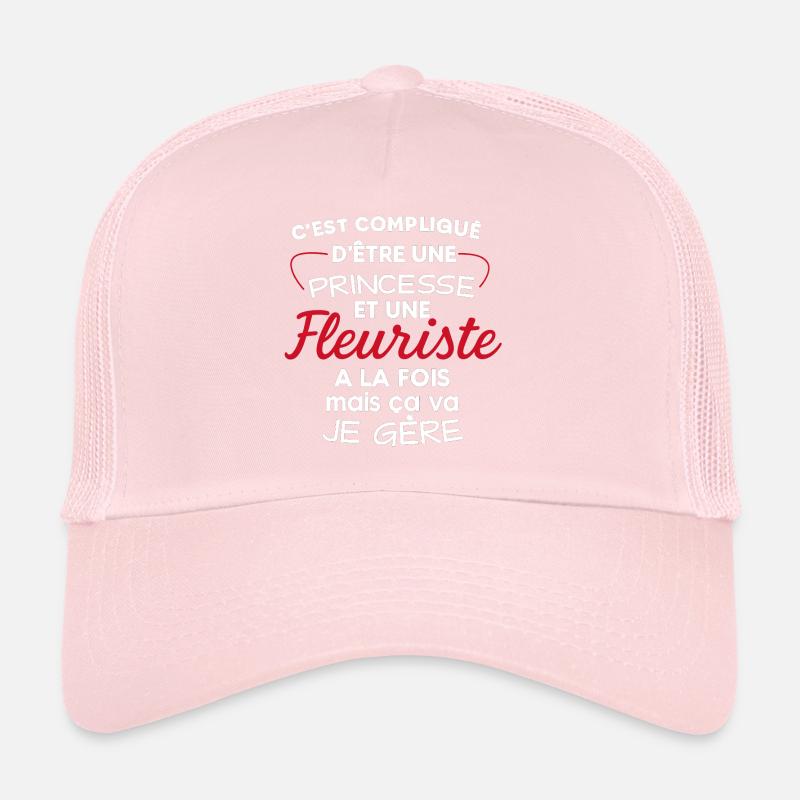 Princesse et Fleuriste: Double Vie Chic Casquette trucker 