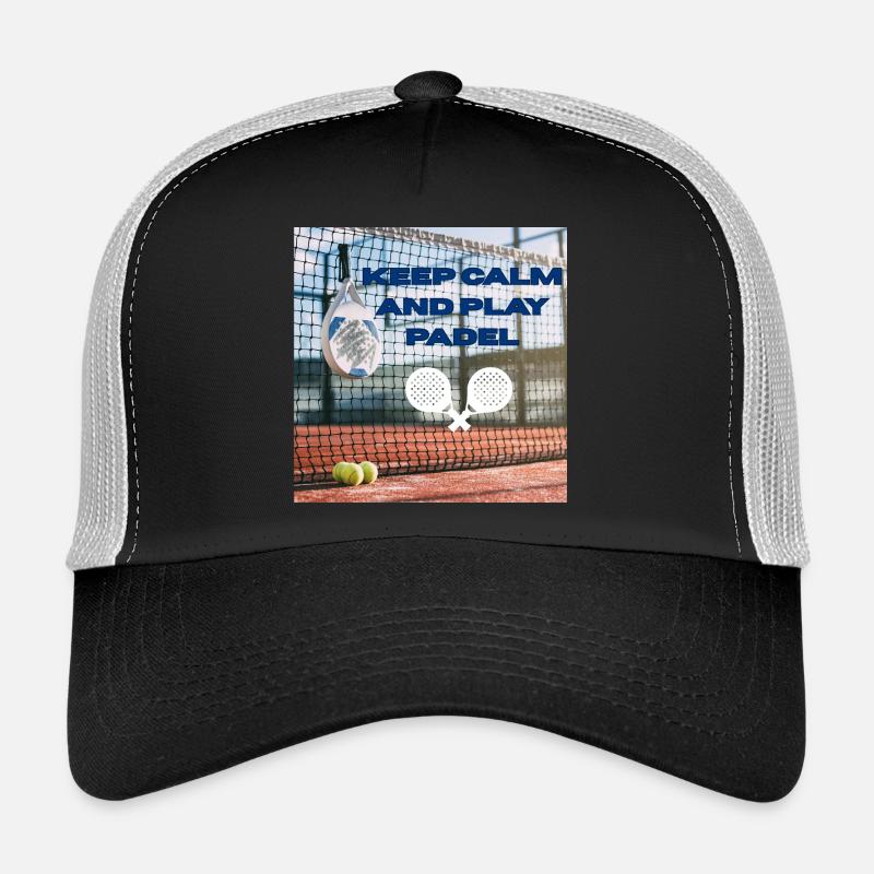 Keep calm and play padel Trucker Cap