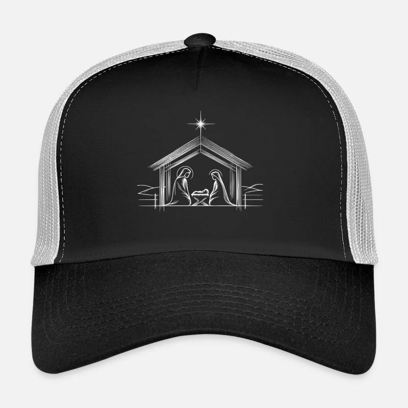 Sternengerippe. - Trucker Cap - Schwarz/Steingrau