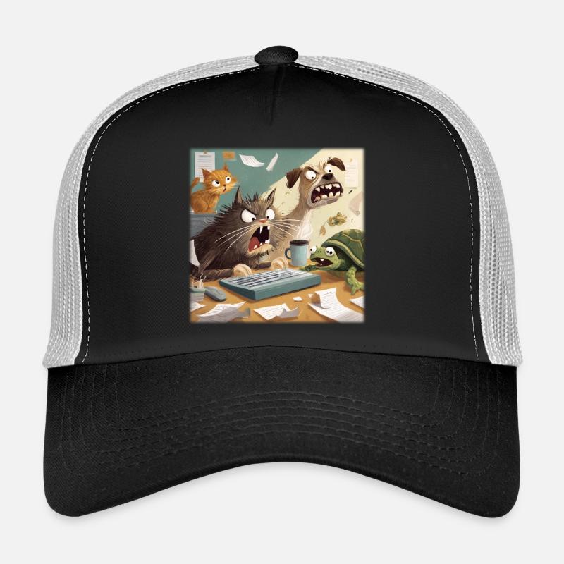 Tierisches Bürochaos Trucker Cap